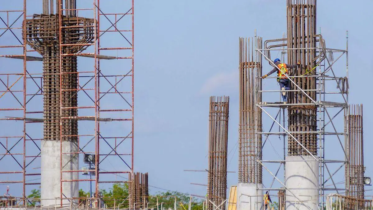 construcción tren maya